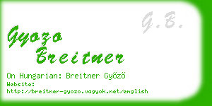 gyozo breitner business card